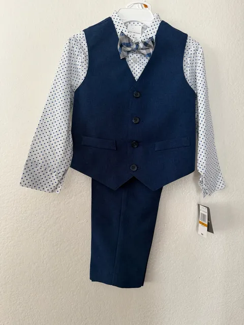 Van Heusen 4-Piece Vest Set Size 3T Blue