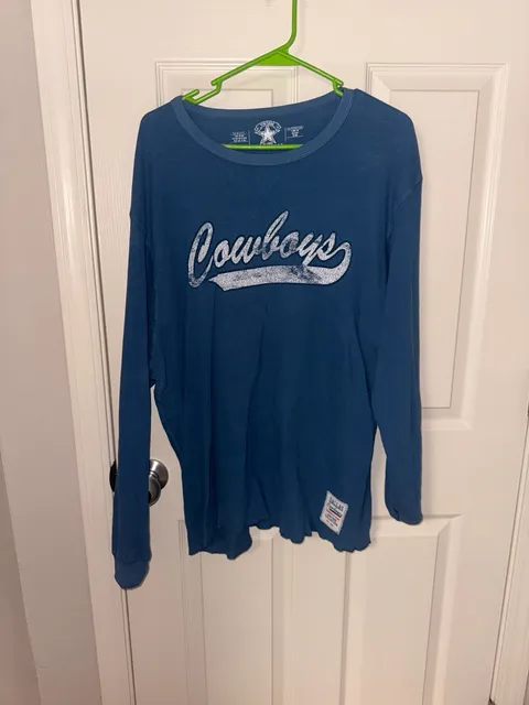 NFL Team Apparel Dallas Cowboys Thermal Long Sleeve Shirt Size 2XL