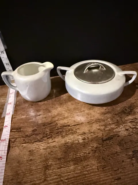 Epiag Royal Creamer And Sugar Bowl Set Blue