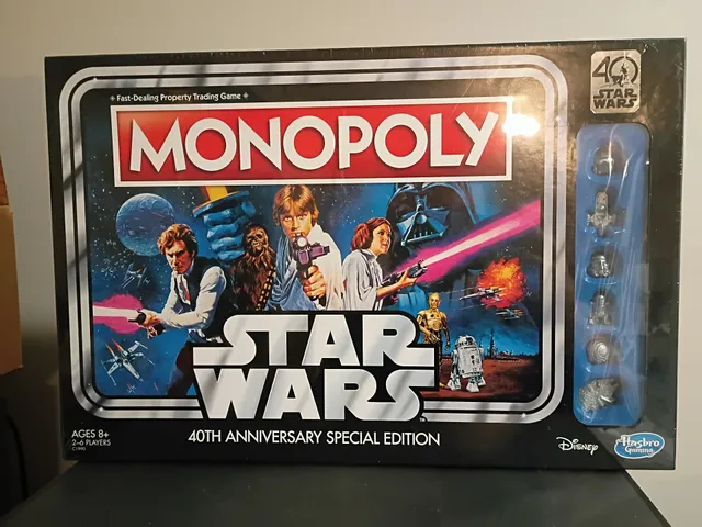 Monopoly Star Wars 40th Anniversary Special Edition Board Game