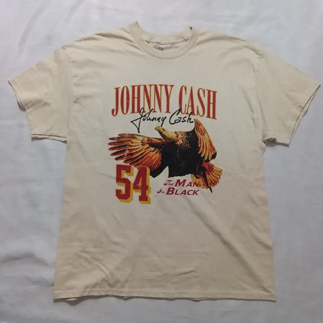 Johnny Cash The Man In Black Graphic T-Shirt