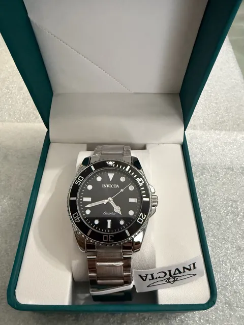Invicta Pro Diver Quartz Black Dial Men's Watch