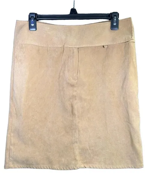 Rag Mini Skirt Brown Cotton Size 8