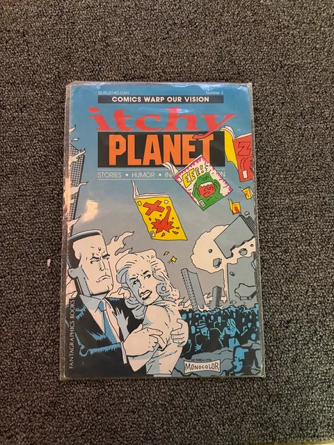 Itchy Planet Number 2 Comic Book Fantagraphics