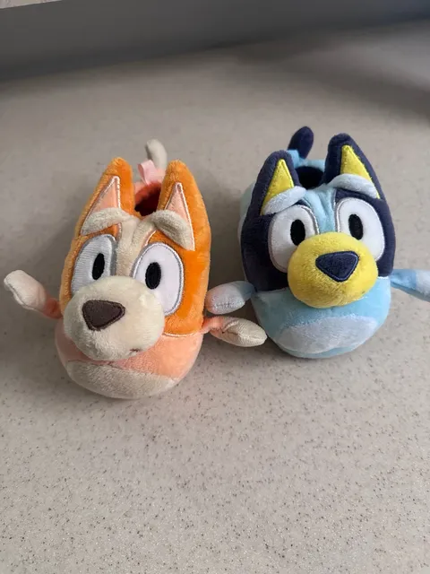 Bluey Slippers Plush Character Shoes Multi