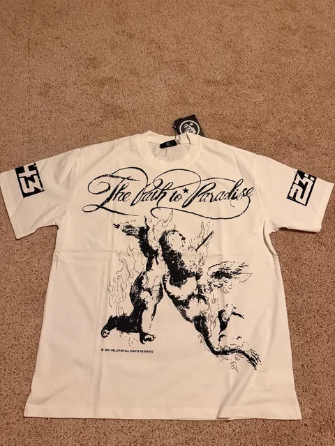 Hellstar The Path To Paradise Graphic T-Shirt White