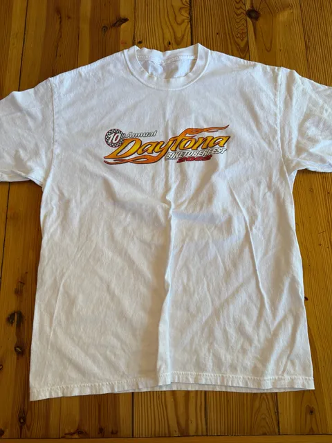 Ryder Sports Daytona Biketoberfest 2002 T-Shirt White Vintage