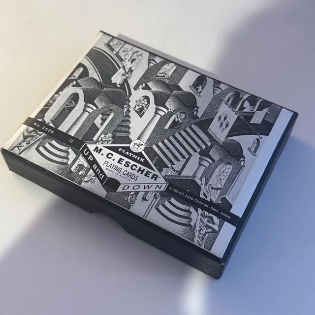 Piatnik M.C. Escher Up and Down Playing Cards
