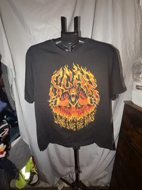 Disney Scar 1994 Tour Long Live The King T-Shirt XL