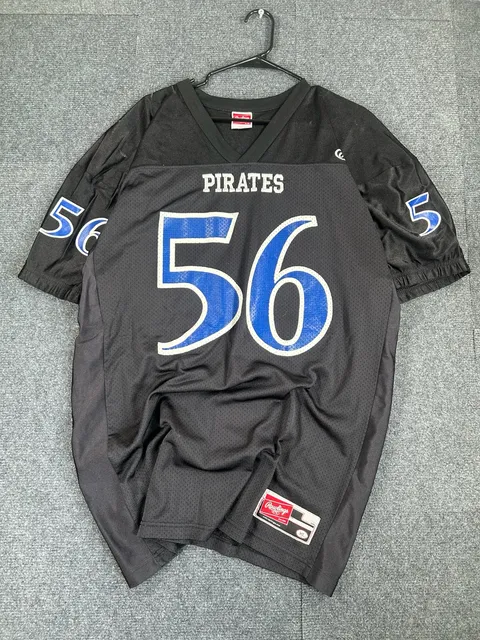 Rawlings Pirates Football Jersey Size XL Black 56
