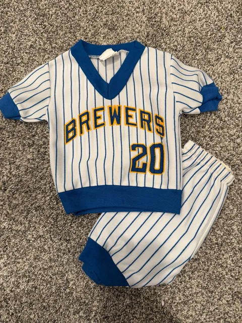 Major League Baseball Brewers Jersey Outfit Size 6 Mos