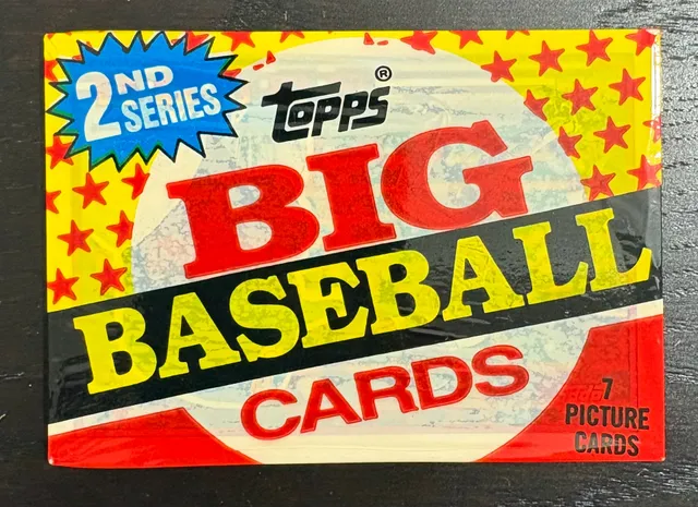 1989 Topps Big Baseball Cards 2nd Series Wax Pack Sealed