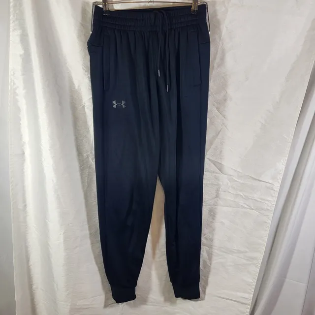 Under Armour Sweatpants Size S Black Loose Fleece Joggers