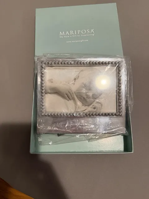 Mariposa Love At First Sight Beaded Picture Frame 3906FS