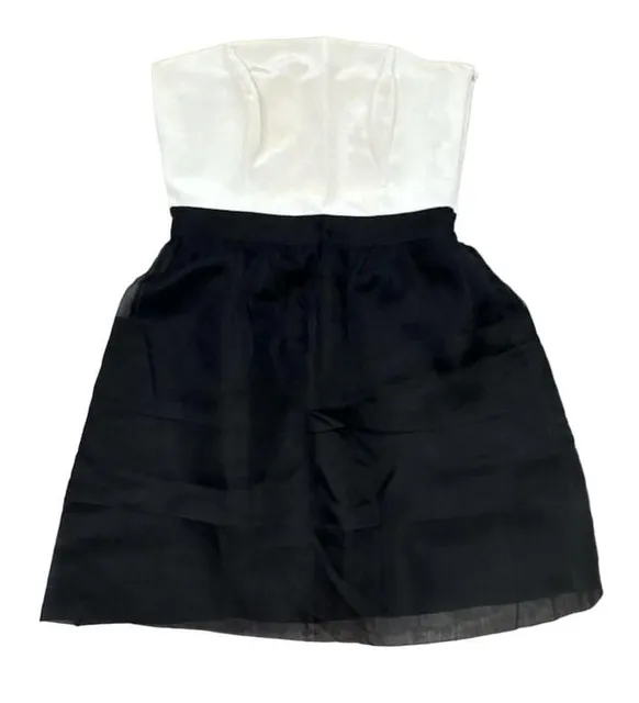 White House Black Market Dress Size 8 Strapless Fit And Flare