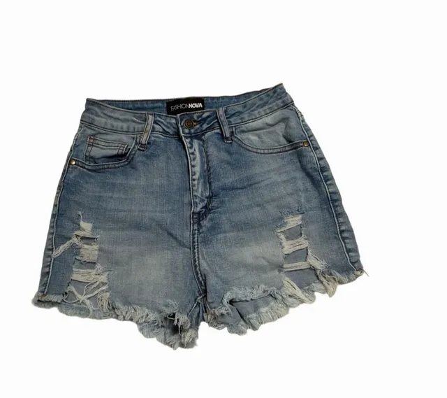 Fashion Nova Distressed Denim Shorts