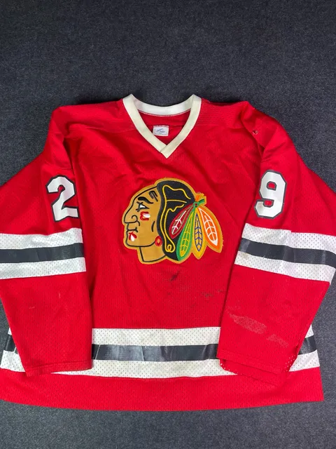 Athletic Sewing Chicago Blackhawks Jersey Size XXL Vintage NHL