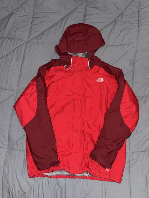 The North Face HyVent Jacket XL/G Red Burgundy Hooded