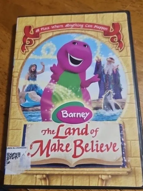 Barney The Land Of Make Believe DVD A Place Anything Can Happen Hit RARE kids
