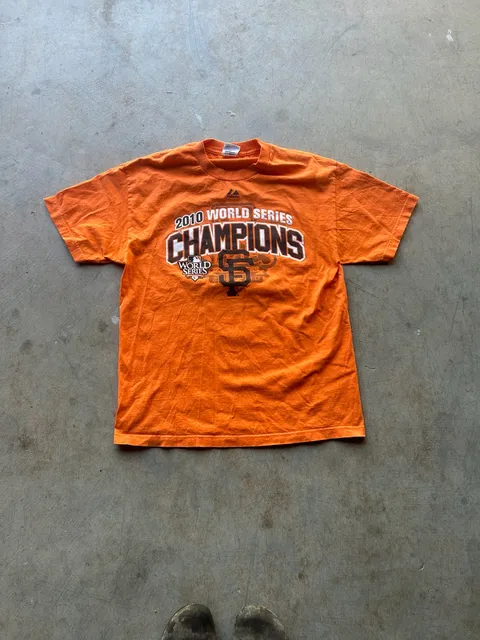 Majestic San Francisco Giants 2010 World Series Champions T-Shirt