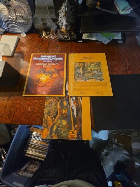 TSR D&D Vintage Dungeon Master's Screen Lot 1st 2nd Edition