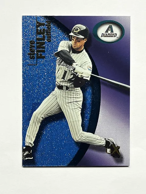 Steve Finley 2001 Fleer EX Essential Credentials Now #39 /299 Diamondbacks