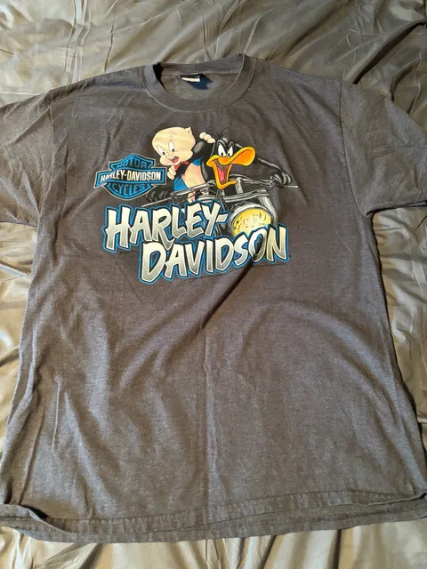 Harley Davidson Looney Tunes T-Shirt Size Large
