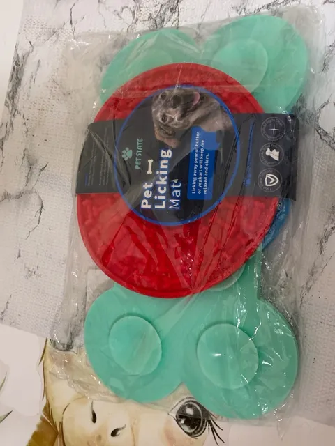 Pet State Pet Licking Mat Silicone Treat Pad 3-Pack