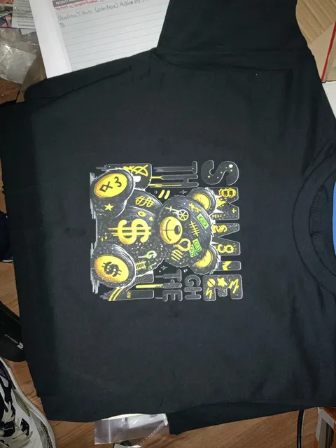 Graphic T-Shirt Black Money Hustle Bear Streetwear Tee