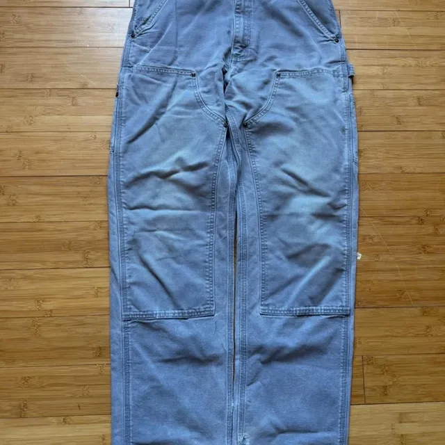 Carhartt B136 GVL Original Dungeree Fit Size 33 X 34 Gray