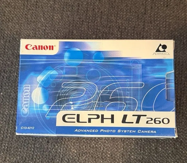 Canon ELPH LT260 APS Film Camera with Box Case and Manual