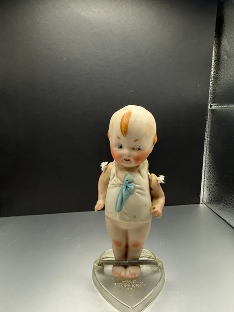 Heubach Bisque Doll Sailor Boy 4.5 In Vintage
