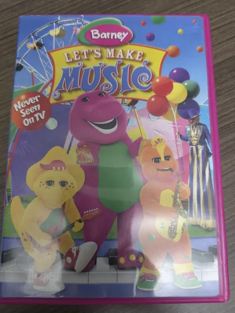 Barney DVD: Let's Make Music - Never Seen On Tv With Baby Bop and BJ Musical