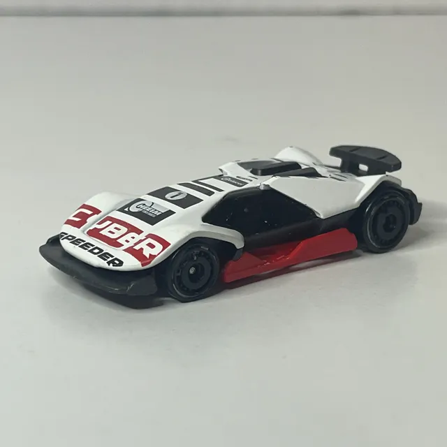 Hot Wheels Cyber Speeder Diecast Car White Red Black HW Turbo