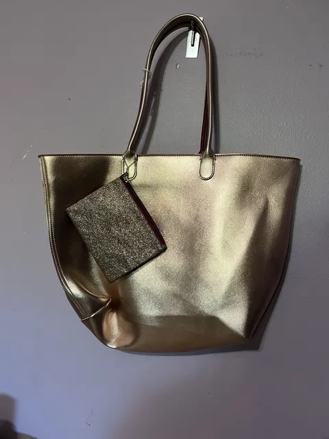 Bath & Body Works Metallic Pink Large Tote With...