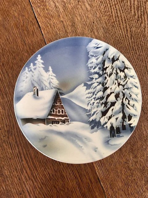 Villeroy & Boch Winter Landscape Collector Plate 2428 D