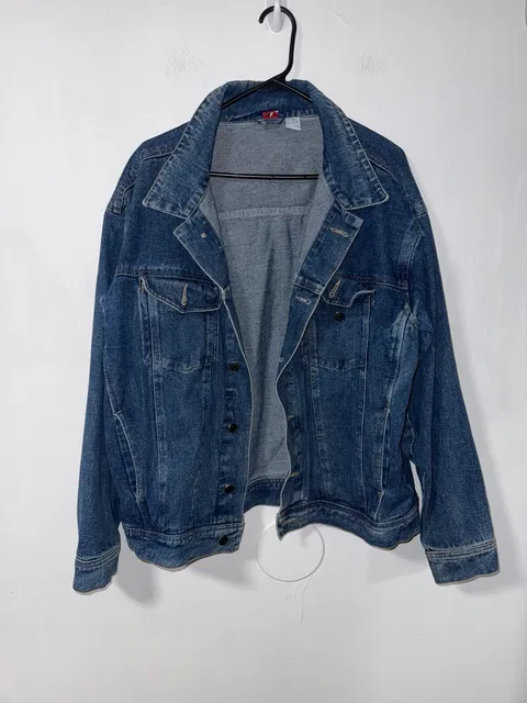 Marlboro Redstar Denim Jacket Size L Blue Cotton Vintage