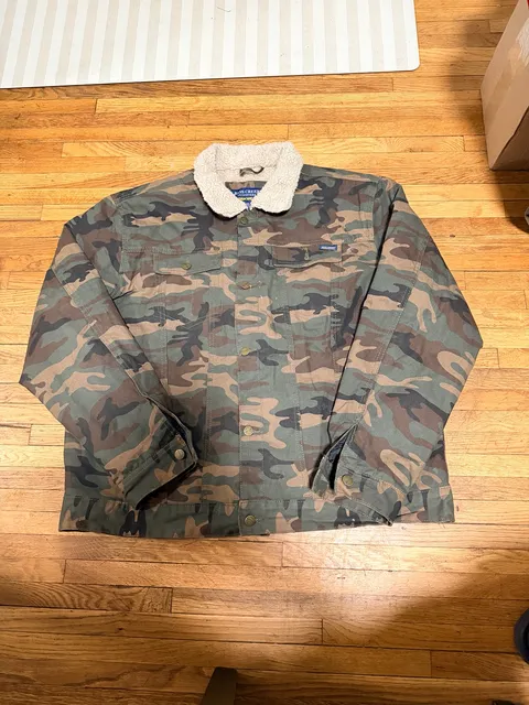 Bass Creek Outfitters Camo Sherpa Collar Jacket Size 2XL