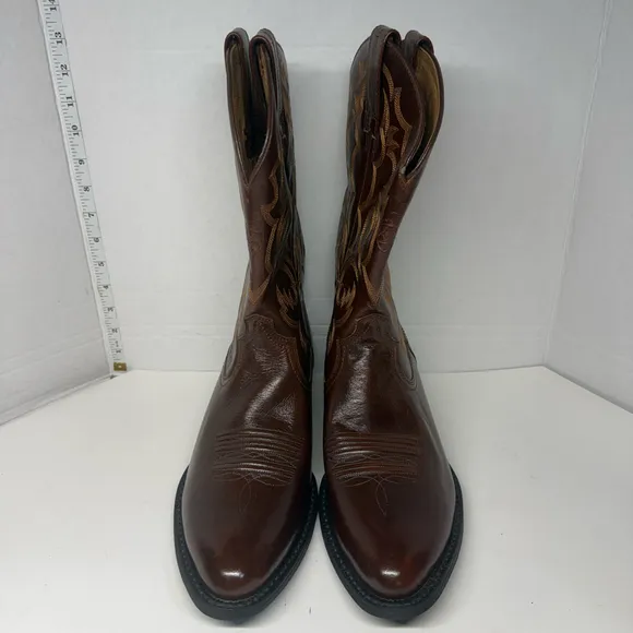 Ariat 10005964 Mens Heritage Western Boots Size 10.5D Brown Leather R Toe NWOB