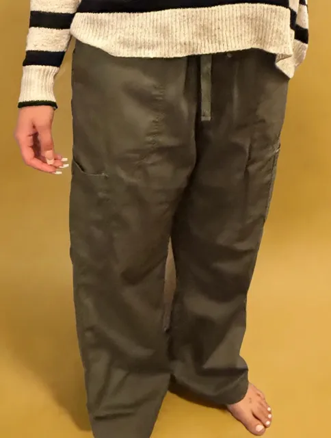 Carhartt Scrub Pants Size XL Green Medical Cargo C54108 Regular XL