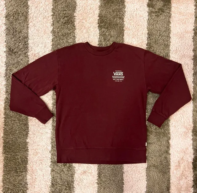 Vans Sweatshirt Burgundy Crewneck