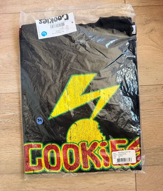 Cookies Bud Brains SS Tee Size M Black