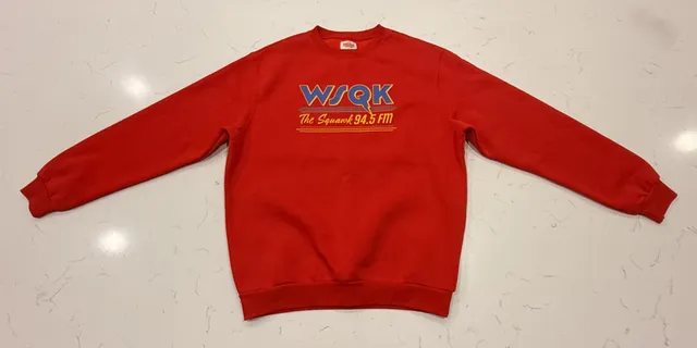 Stranger Things X Primark WSQK The Squawk Sweatshirt Size M Red
