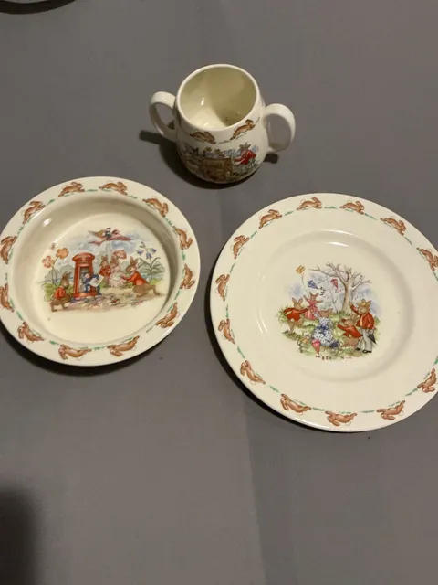 Royal Doulton Bunnykins 3-Piece Child Dinnerware Set