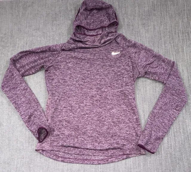 Nike Dri-FIT Purple Heathered Scuba Hoodie