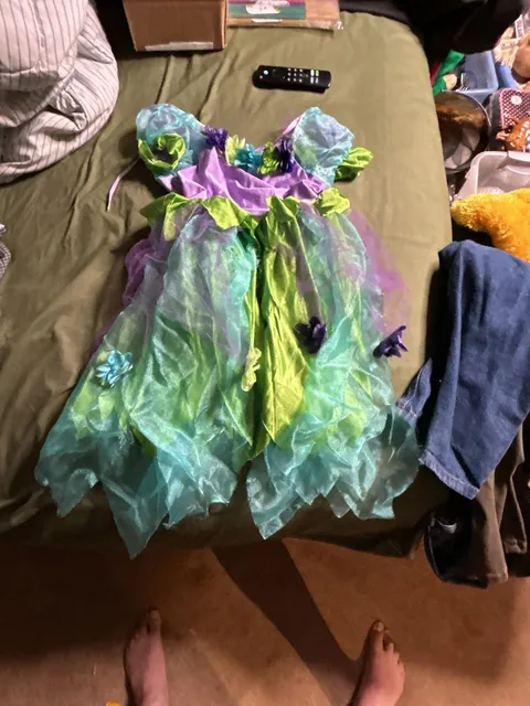 DRESS ONLY. Forest Fairy Costume Size Small 3-4