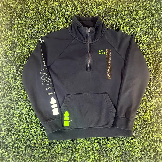Nike Air 1/4-Zip Pullover Sweatshirt Black