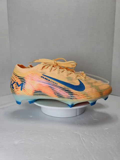 Nike Mercurial Vapor 16 Elite FG Mbappe US 9 Melon Tint Soccer Cleats FQ8683-801