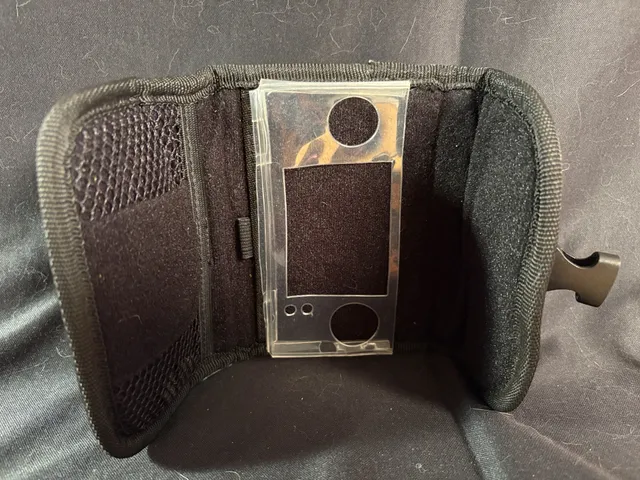 Nintendo DS Carrying Case Blue and Black Travel Pouch
