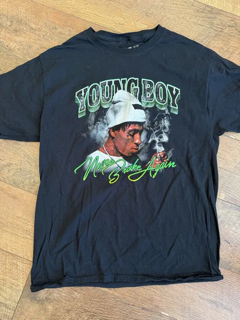YoungBoy Never Broke Again Graphic T-Shirt Black
